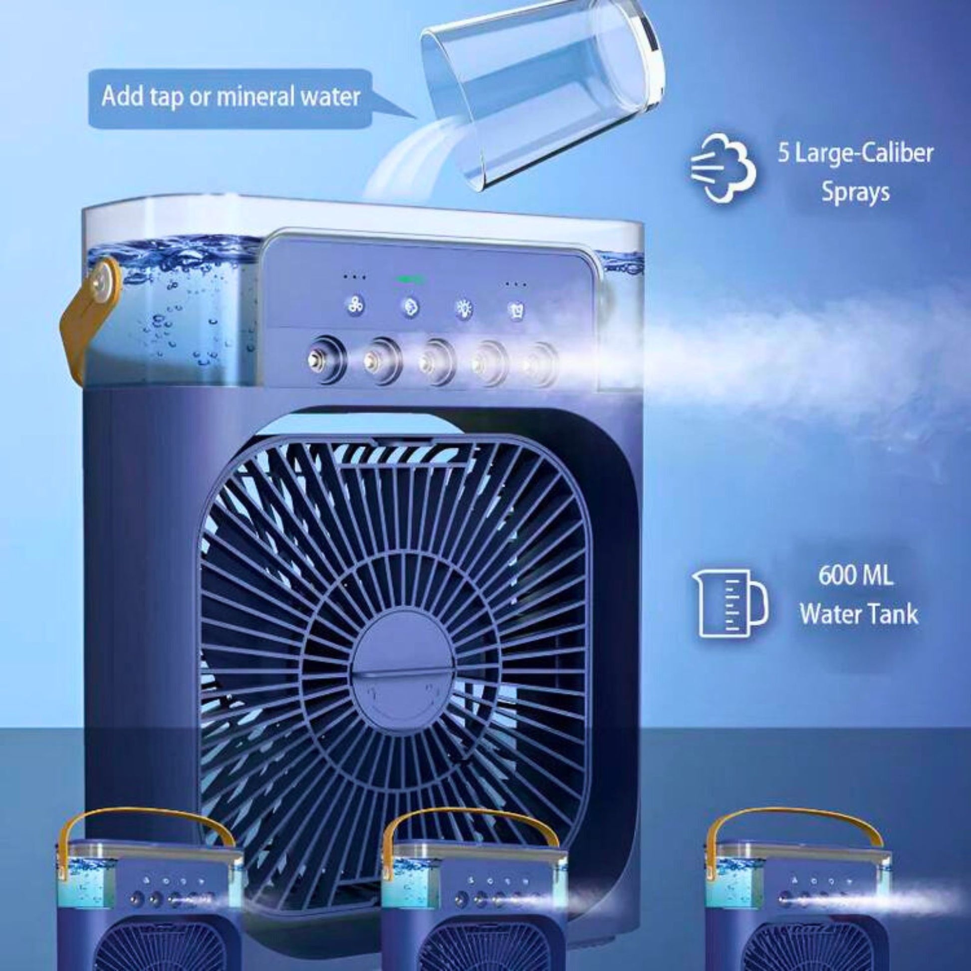 Air oasis water tank size