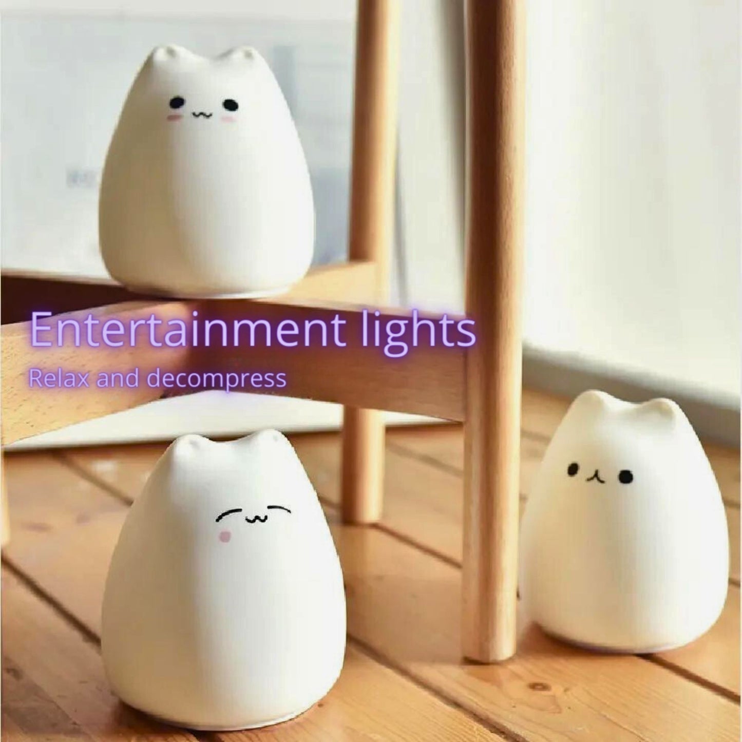 Cute cat lamp entertainment lights