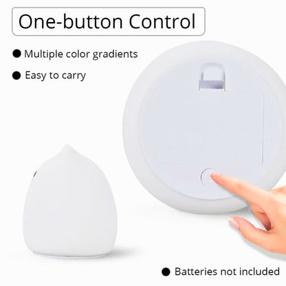 Cute cat lamp one-button control