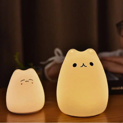 Cute cat lamp two types