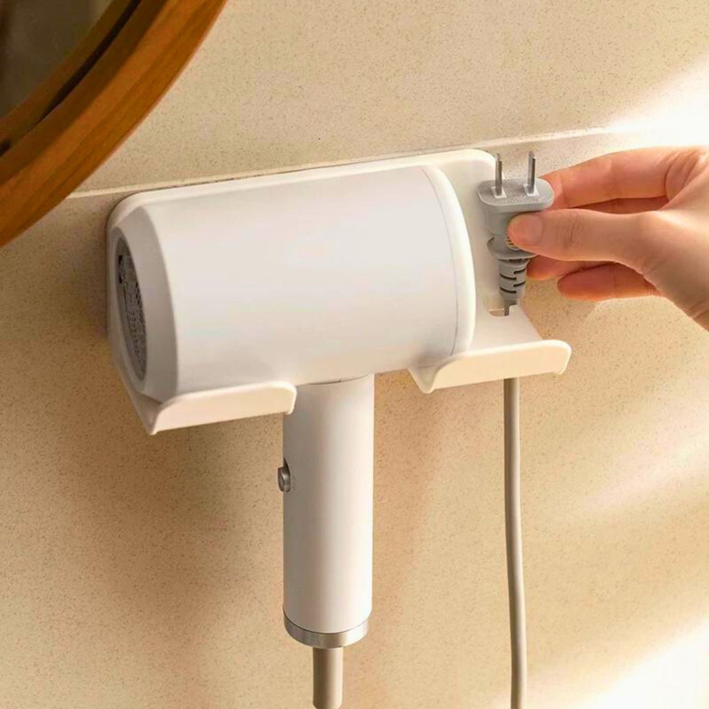 hair dryer holder plug 